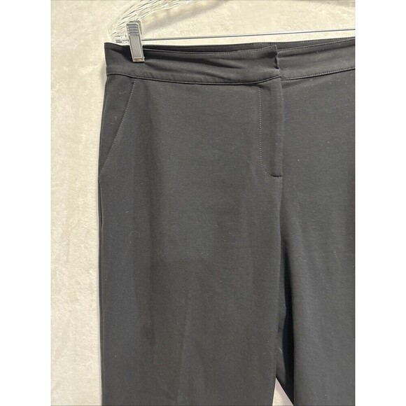 St John Caviar Black Trouser Career Wear Formal Pants Slacks Women's Size 12 - Picture 2 of 14